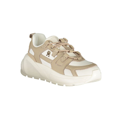 Tommy Hilfiger Zapatillas de mujer de poliuretano blancas
