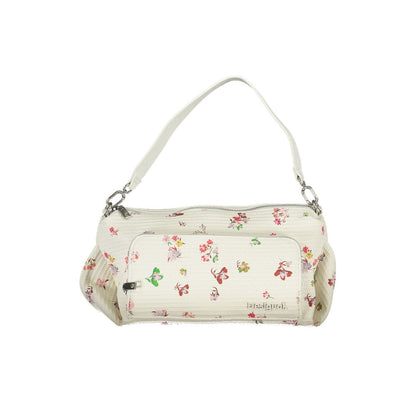 Bolso de mano Desigual de poliuretano blanco para mujer