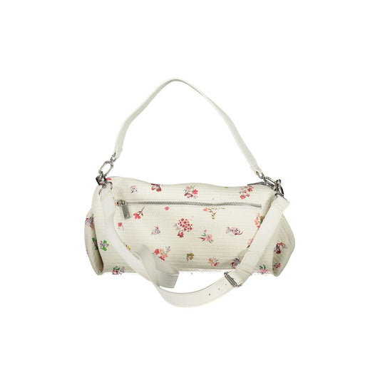 Bolso de mano Desigual de poliuretano blanco para mujer