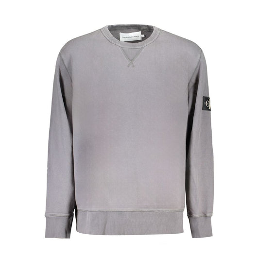 Sudadera gris de algodón Calvin Klein para hombre