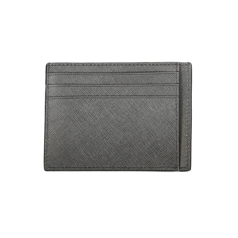 Calvin Klein Cartera de hombre de cuero negro