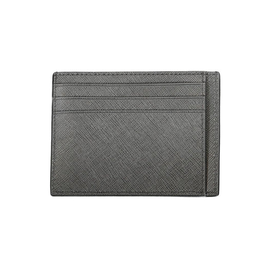 Calvin Klein Cartera de hombre de cuero negro