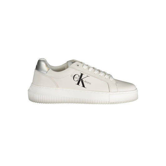 Zapatilla Calvin Klein Bianco de poliuretano para mujer