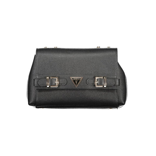 Bolso de mano Guess de poliuretano negro para mujer