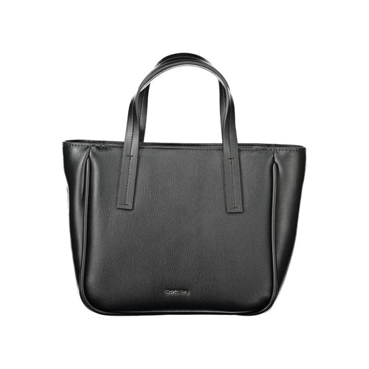 Bolso de mano Calvin Klein negro de polietileno para mujer