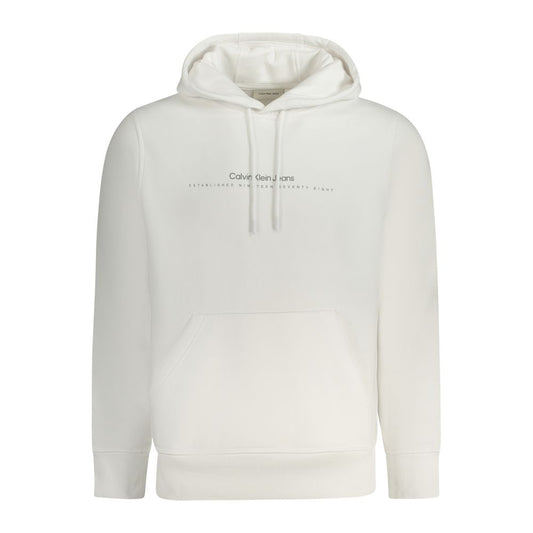 Sudadera de hombre de algodón blanco Calvin Klein