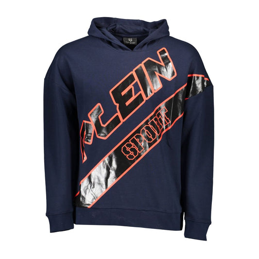 Sudadera de algodón azul Plein Sport para hombre