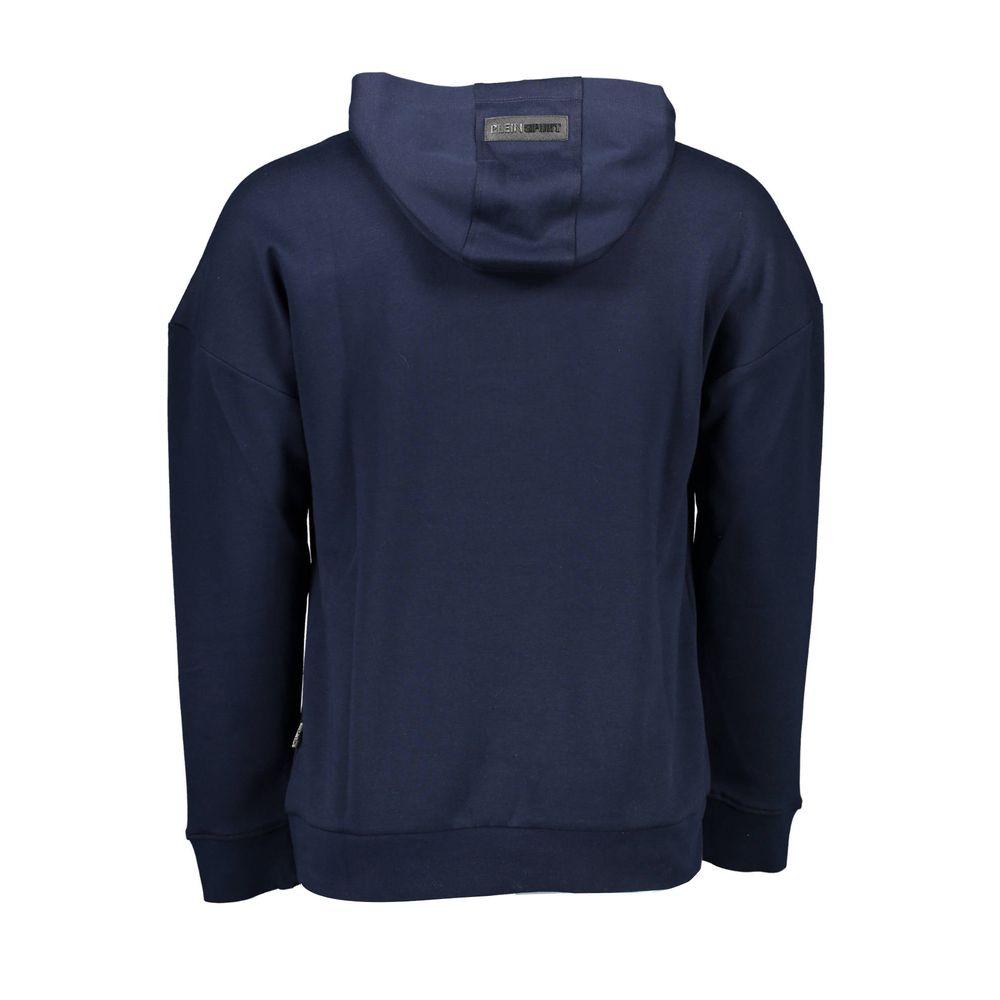 Sudadera de algodón azul Plein Sport para hombre