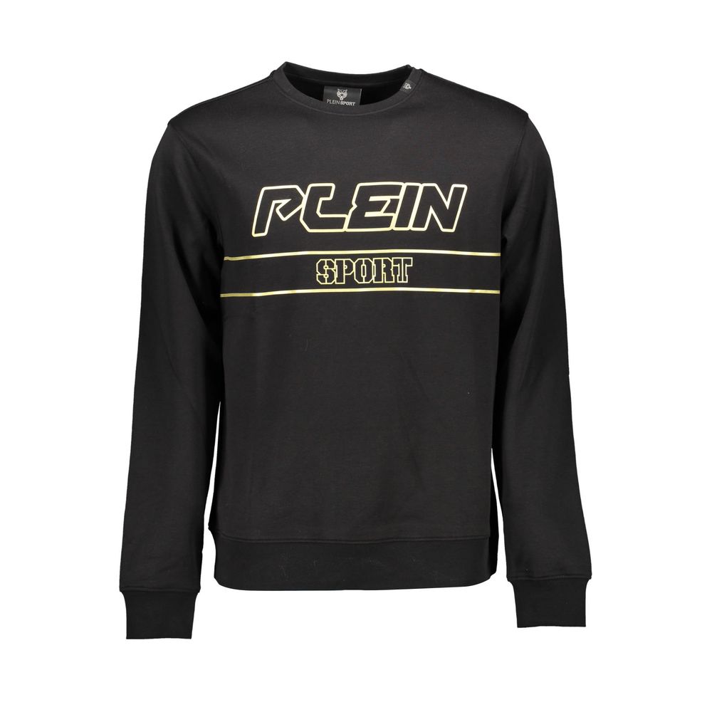 Sudadera de hombre de algodón negra Plein Sport