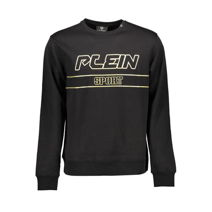 Sudadera de hombre de algodón negra Plein Sport