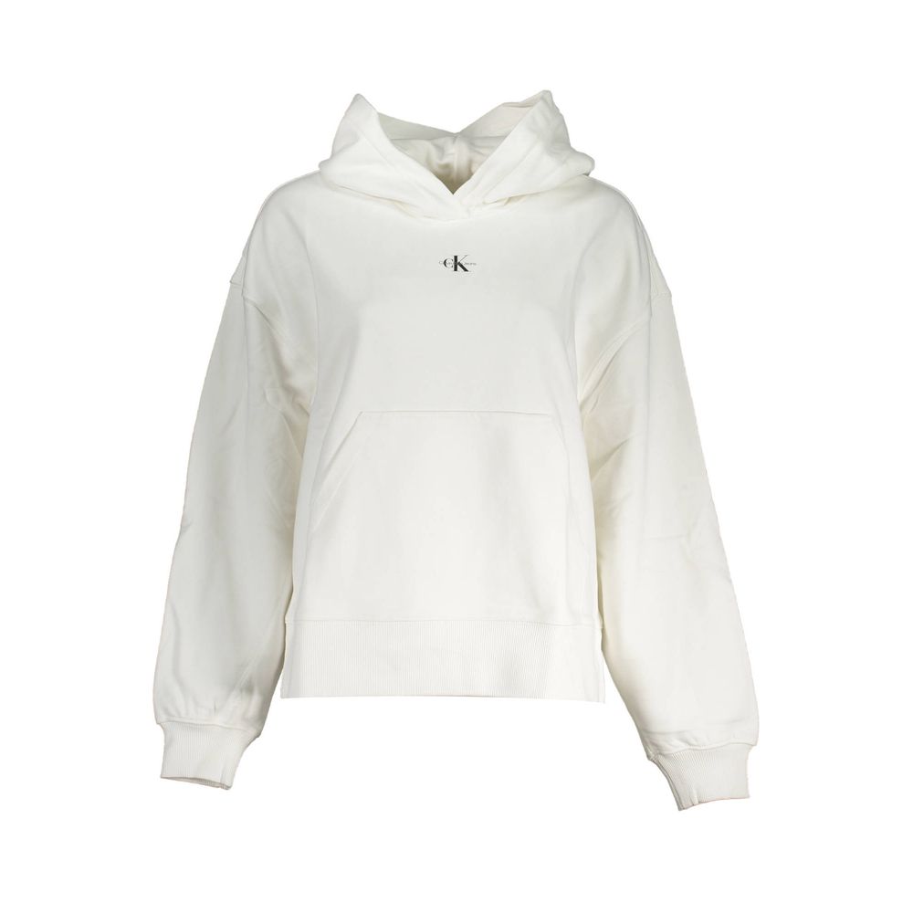 Suéter de algodón blanco Calvin Klein para mujer