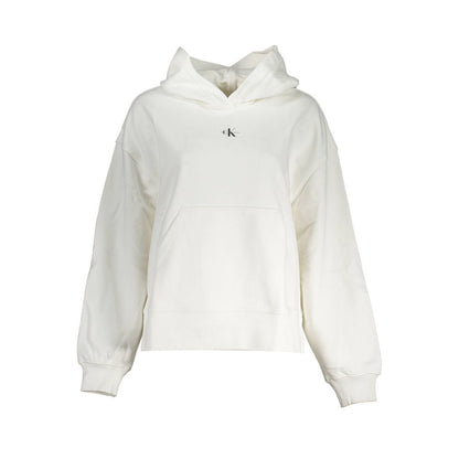 Suéter de algodón blanco Calvin Klein para mujer