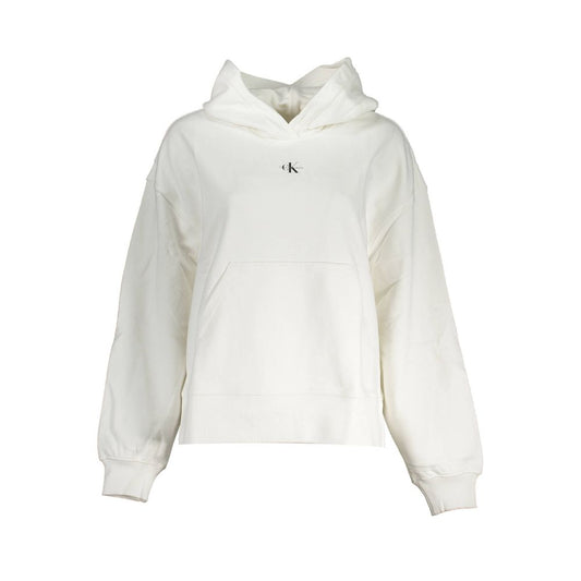 Suéter de algodón blanco Calvin Klein para mujer