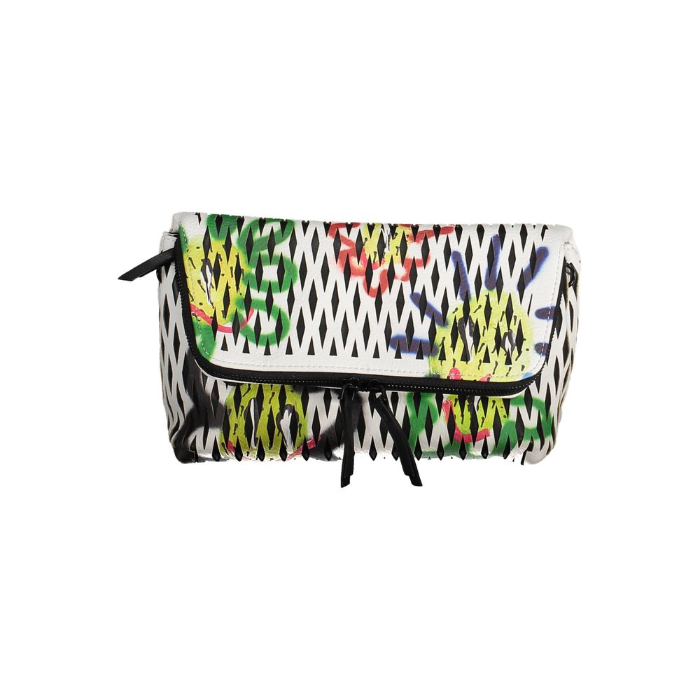 Bolso de mano Desigual de poliuretano blanco para mujer