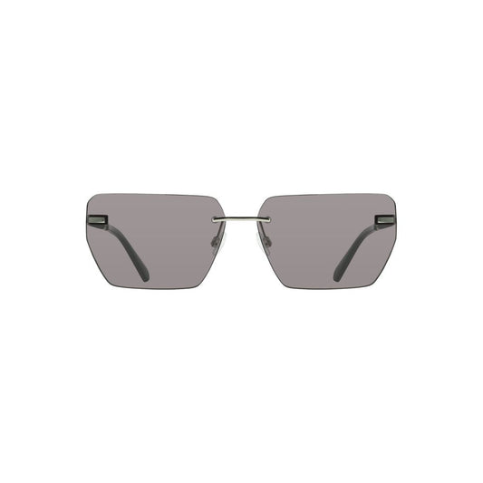 Calvin Klein Gafas de Sol de Hombre de Metal Plateado