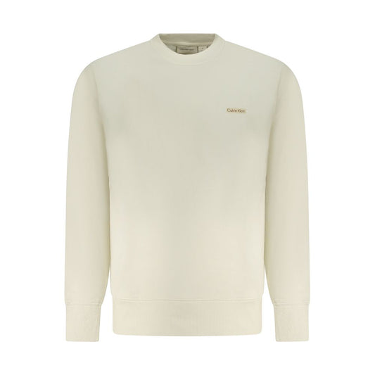 Sudadera Calvin Klein de algodón beige para hombre