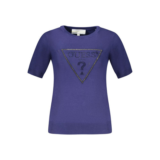 Suéter de mujer Guess Jeans de viscosa azul