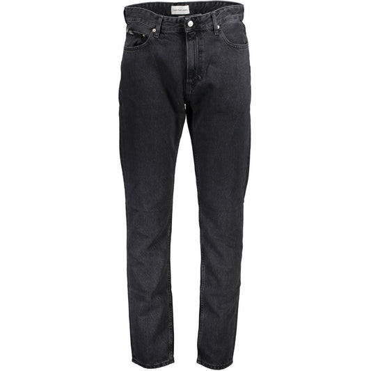 Calvin Klein Pantalones Vaqueros de Algodón Negros para Hombre