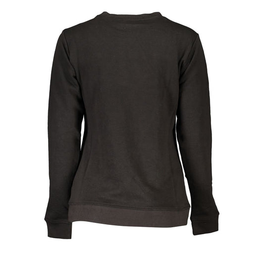 Sudadera de algodón negra para mujer Cavalli Class