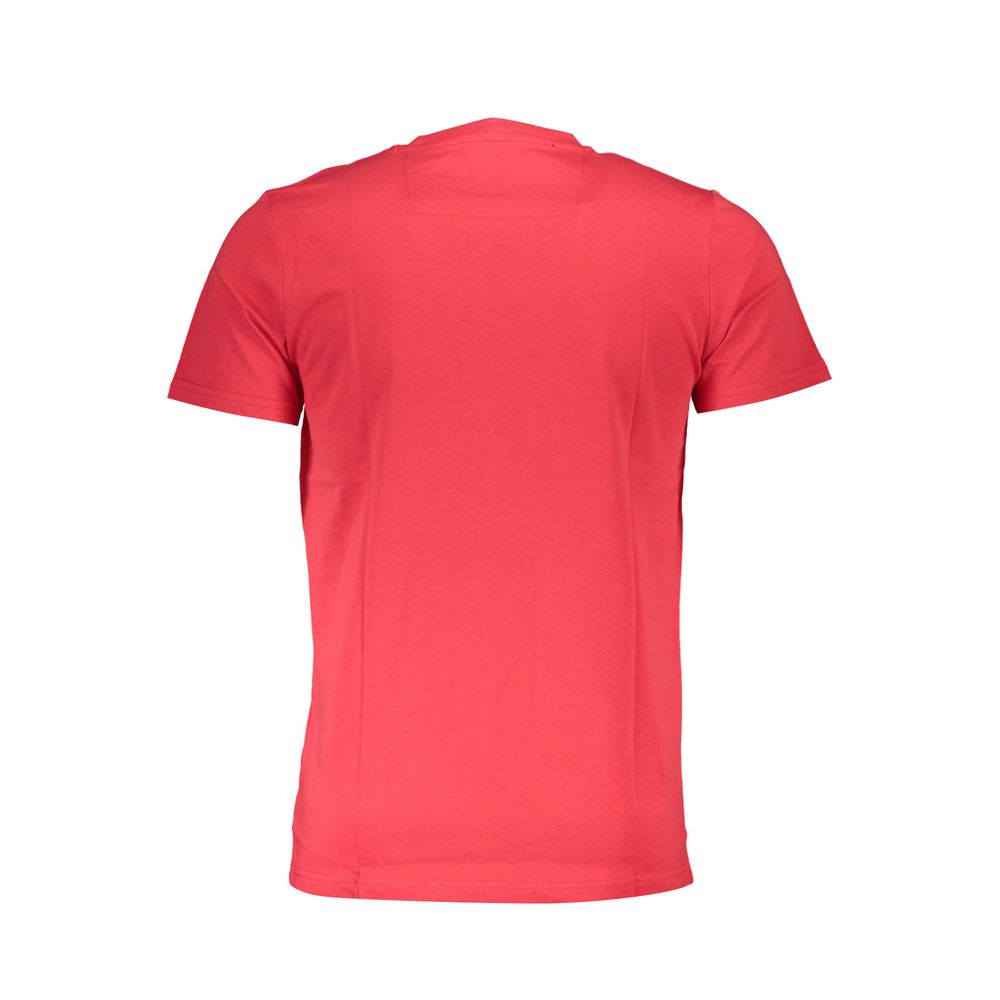 Camiseta de algodón roja para hombre Cavalli Class