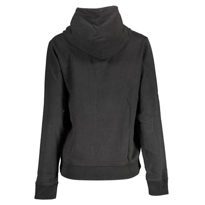 Sudadera con capucha para mujer Tommy Hilfiger de algodón negro