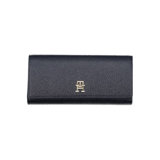 Portefeuille Tommy Hilfiger bleu en polyuréthane pour femme