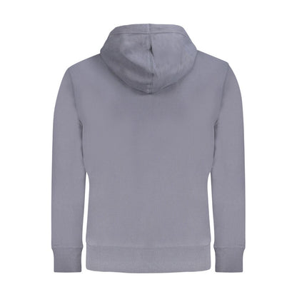 Sudadera con capucha de algodón azul para hombre Calvin Klein