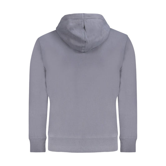 Sudadera con capucha de algodón azul para hombre Calvin Klein