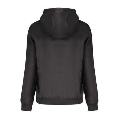 Sudadera de algodón negra para mujer Tommy Hilfiger