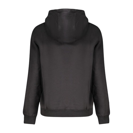 Sudadera de algodón negra para mujer Tommy Hilfiger