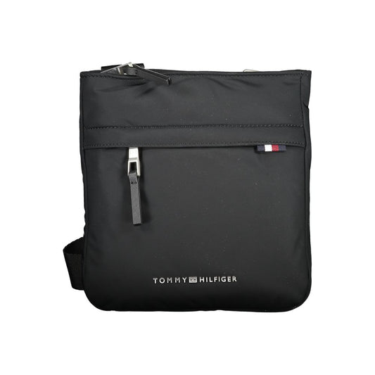 Sac à bandoulière pour femme Tommy Hilfiger noir en polyuréthane