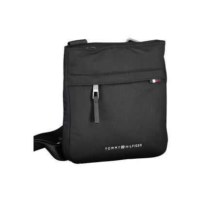 Tommy Hilfiger Black Polyurethane Women's Shoulder Bag