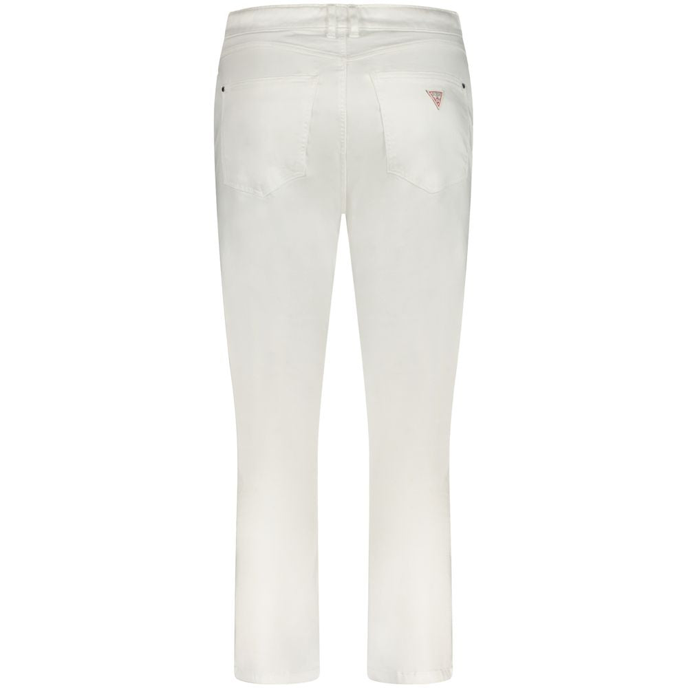 Vaqueros skinny Guess Jeans Bianco de lyocell para mujer