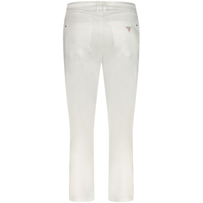 Vaqueros skinny Guess Jeans Bianco de lyocell para mujer
