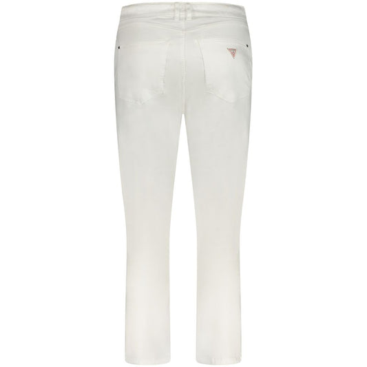 Vaqueros skinny Guess Jeans Bianco de lyocell para mujer