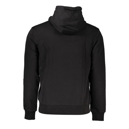 Sudadera de algodón negra para hombre Cavalli Class