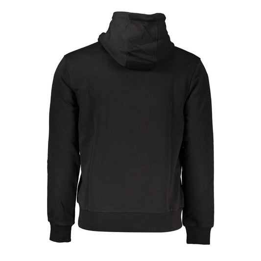 Sudadera de algodón negra para hombre Cavalli Class