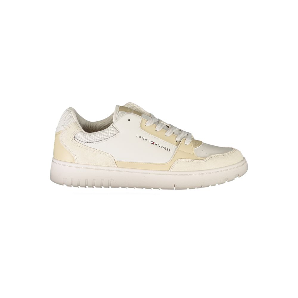 Zapatilla de hombre de poliuretano beige Tommy Hilfiger