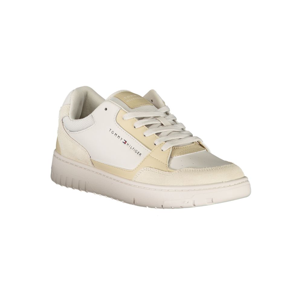 Zapatilla de hombre de poliuretano beige Tommy Hilfiger
