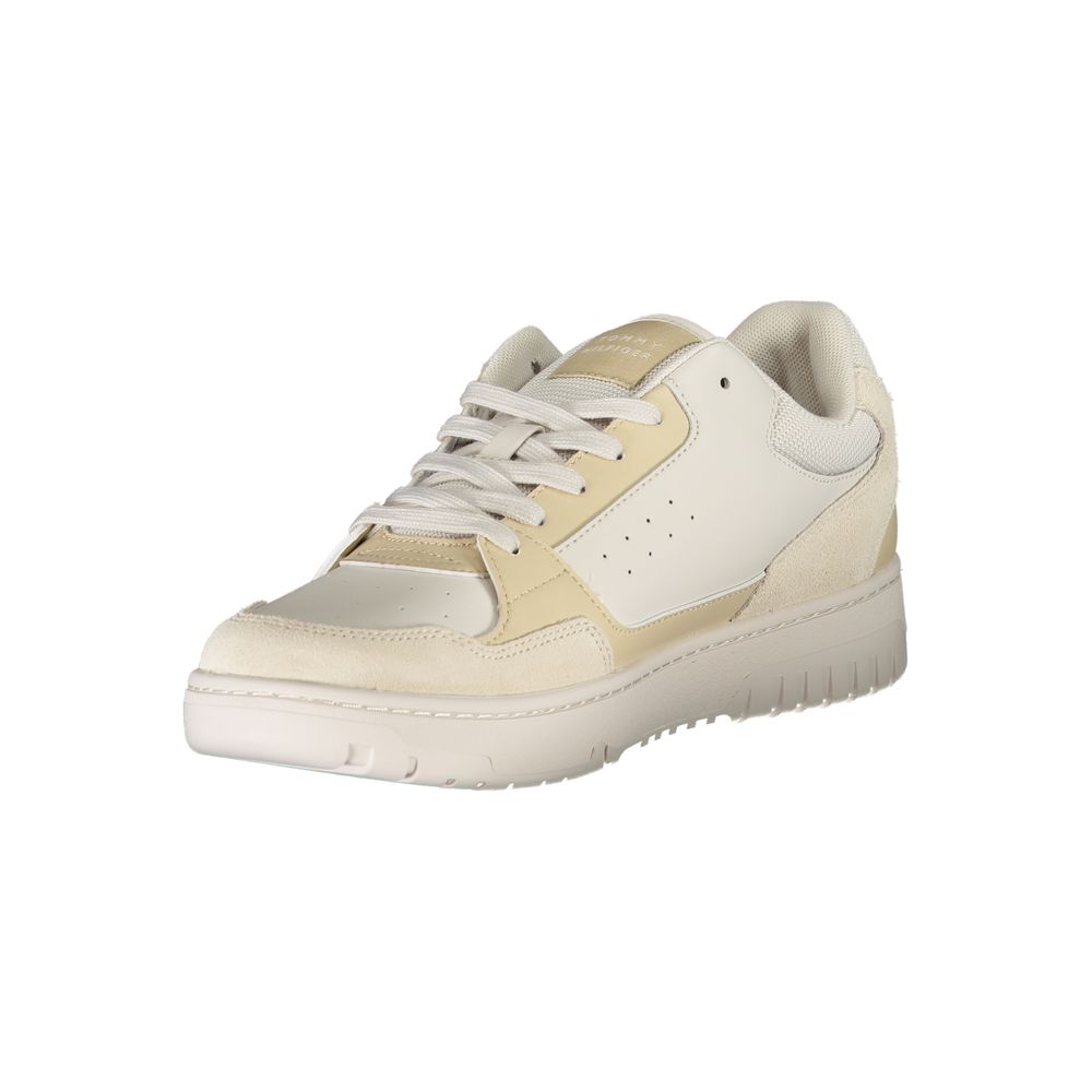Zapatilla de hombre de poliuretano beige Tommy Hilfiger
