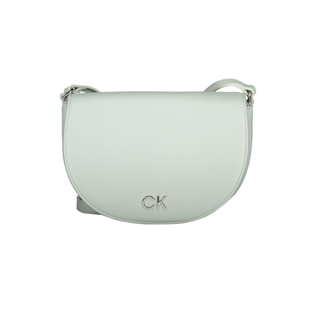 Bolso de mano Calvin Klein de poliuretano negro para mujer