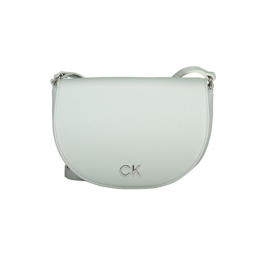 Bolso de mano Calvin Klein de poliuretano negro para mujer