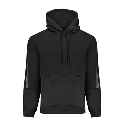 Sudadera de algodón negra para hombre Calvin Klein