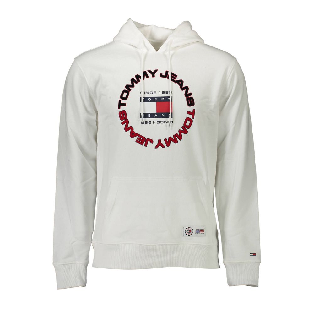 Sudadera de algodón blanca para hombre Tommy Hilfiger