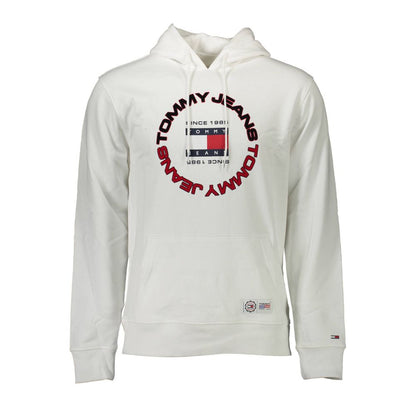 Sudadera de algodón blanca para hombre Tommy Hilfiger