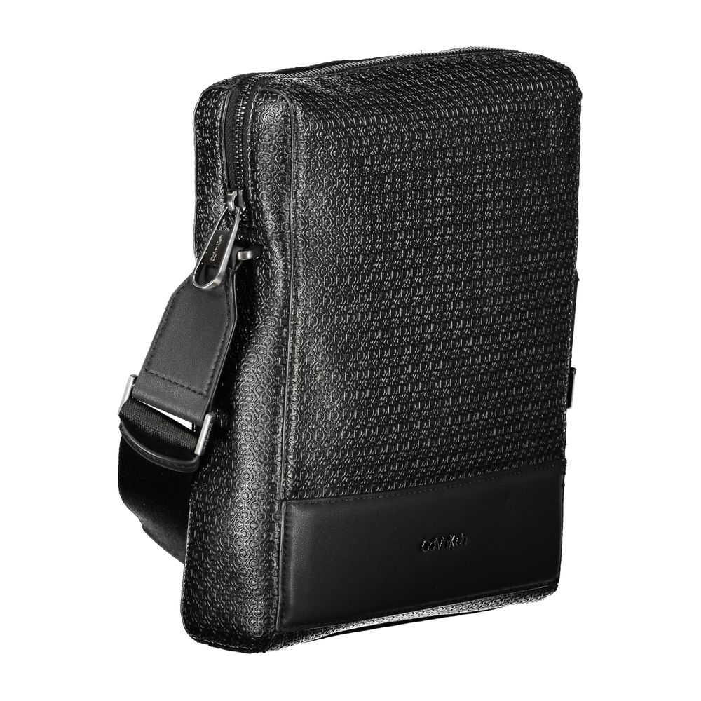 Cartera de cuero negro para hombre Calvin Klein