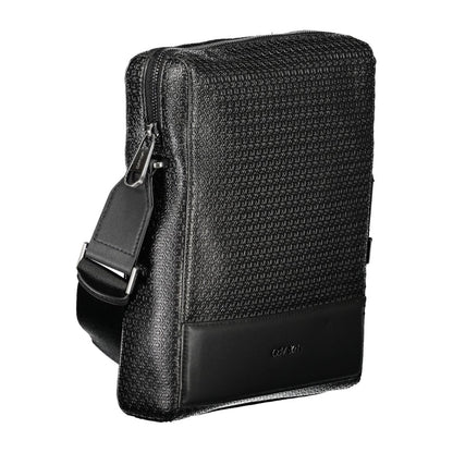 Cartera de cuero negro para hombre Calvin Klein
