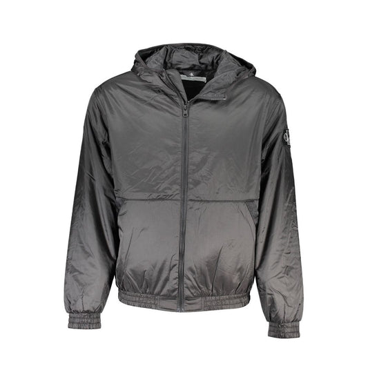 Chaqueta de poliéster negra Calvin Klein para hombre