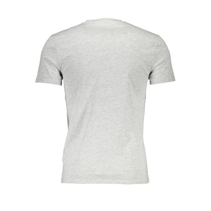 Guess Jeans Camiseta de Algodón Gris para Hombre