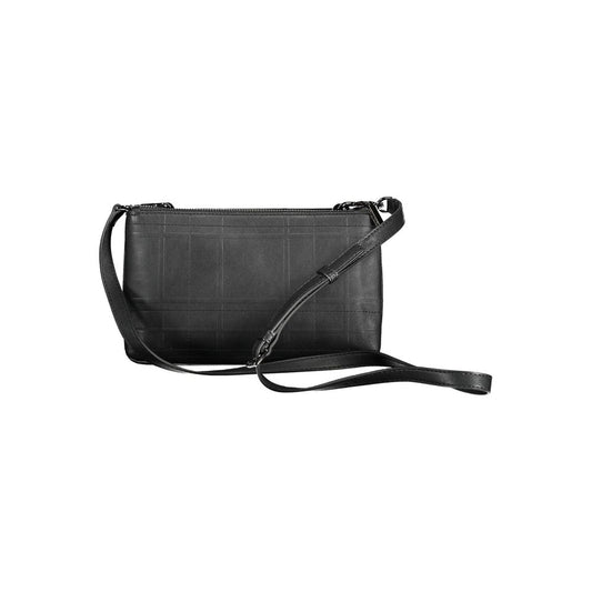 Bolso de hombro de poliéster negro Calvin Klein para mujer